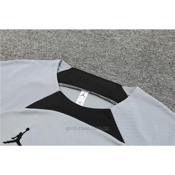 Chandal del Paris Saint-Germain Jordan Manga Corta 2022-2023 Gris - Pantalon Corto